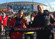 بالصور: شبان من مدينة يافا يحضرون المباراة النهائية لدوري أبطال اوروبا 